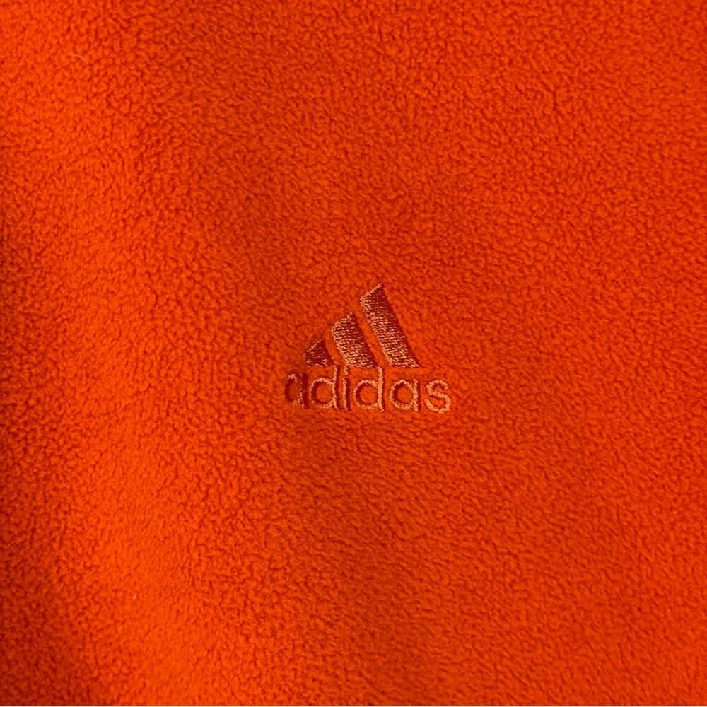 Adidas Orange Long Sleeve Fleece Casual Comfort. Size Large. Excellent condition - Picture 2 of 7